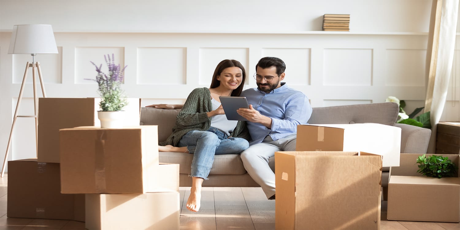 Home sellers waiting for offers - home selling concept